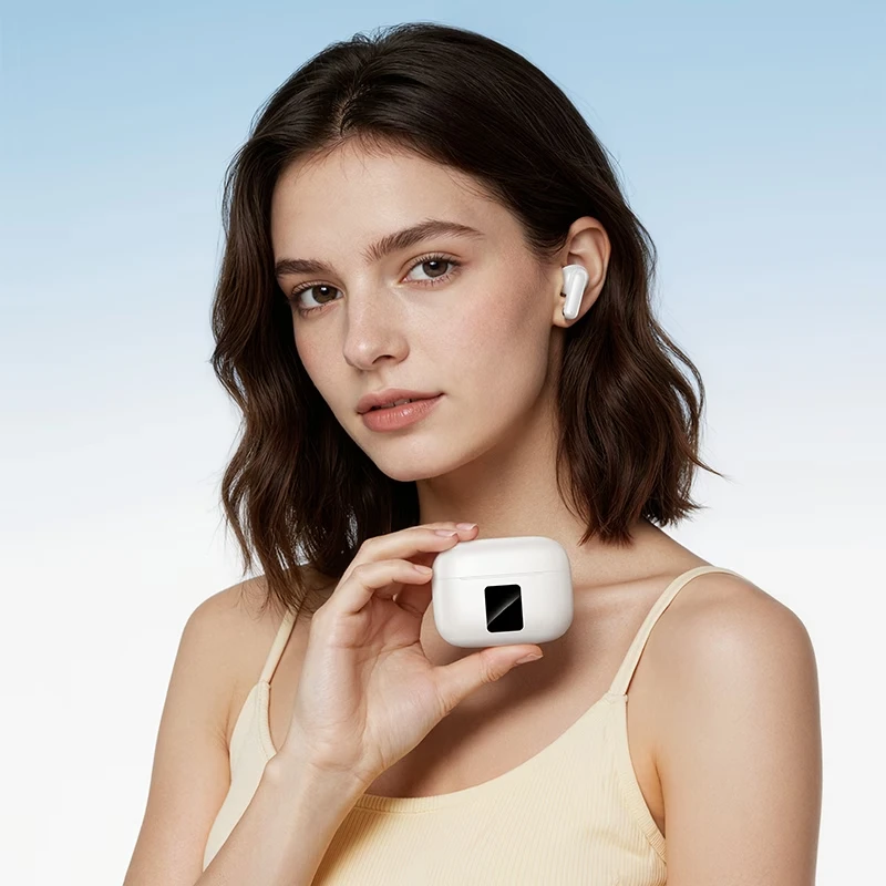 Borofone Ausinės Bluetooth TWS FQ13 Astute balta