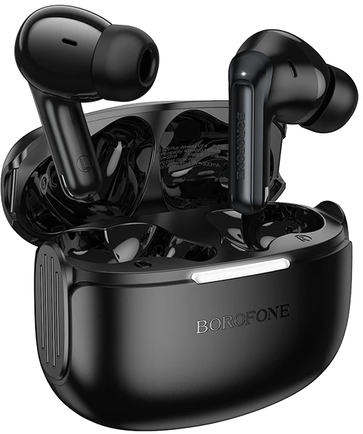 Ausinės Borofone TWS Bluetooth Earphones FQ9 Plus Peaceful ANC+ENC juodas