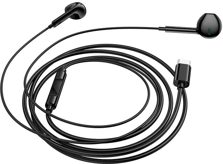 Oem Borofone ausinės BM100 Fuente su mikrofonu Typ C (DAC) juodos spalvos