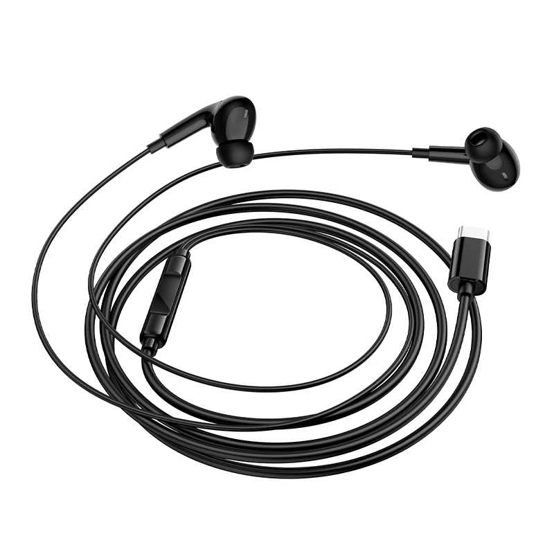 Oem Borofone ausinės BM100 Pro Fuente su mikrofonu Typ C (DAC) juodos spalvos