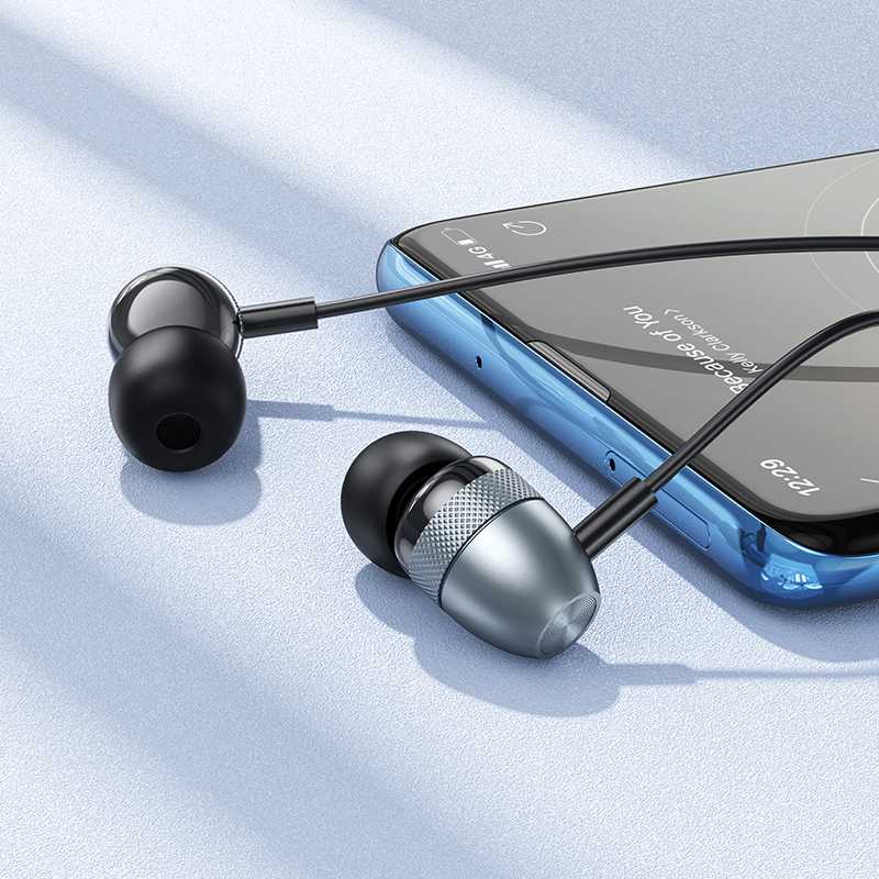 Oem Borofone Ausinės BM95 Excepcional su mikrofonu pilkos spalvos