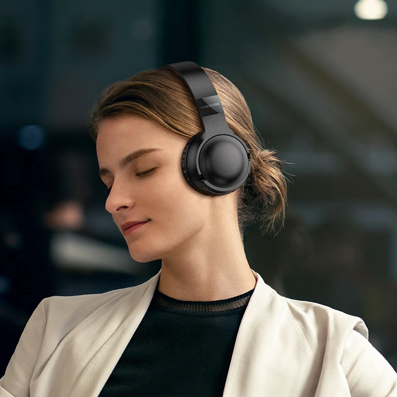 Oem Borofone ausinės BO32 Show bluetooth juodos spalvos