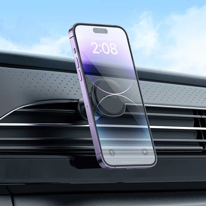 Borofone automobilinis laikiklis BH102 Cloud magnetinis to air vent juodos spalvos