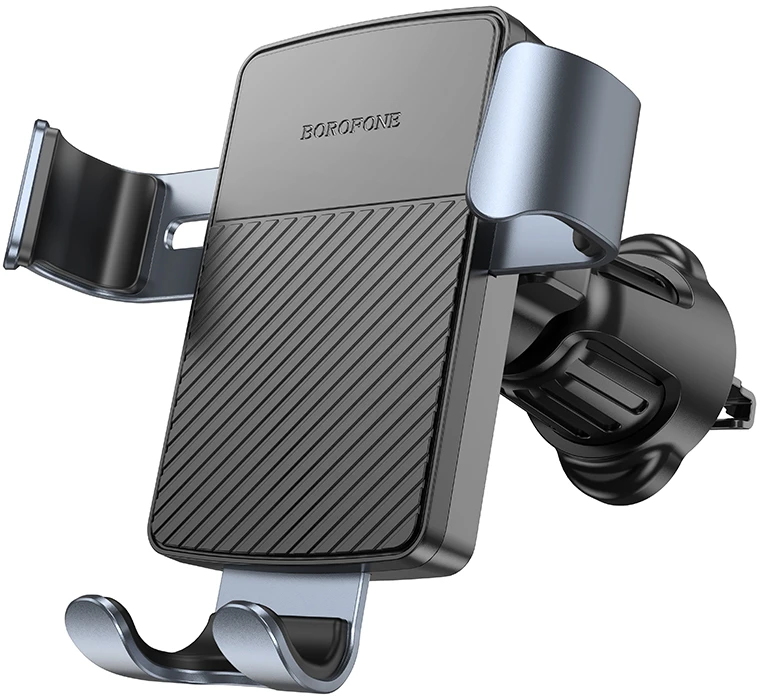 „Borofone“ automobilinis laikiklis BH118. Rafinuotas gravitacijos ventiliacijos angos juodas.