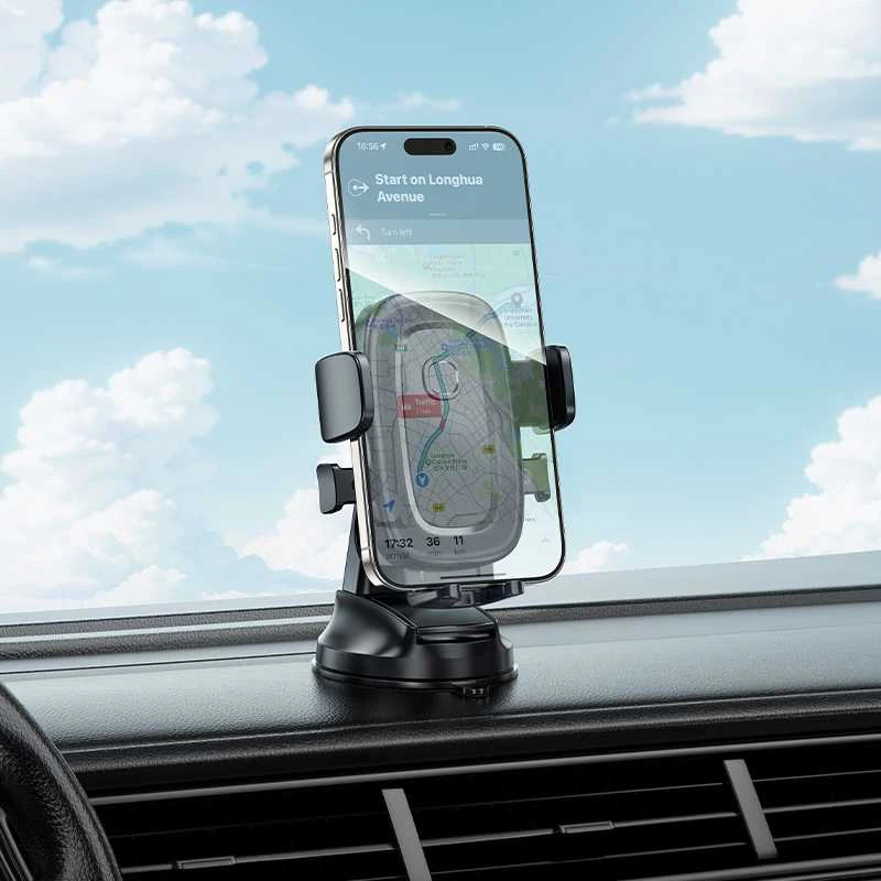 Borofone automobilinis laikiklis BH132 Follower juodos spalvos