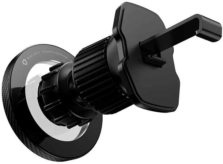 Borofone BH143 Keeper magnetinis automobilinis laikiklis, juodas