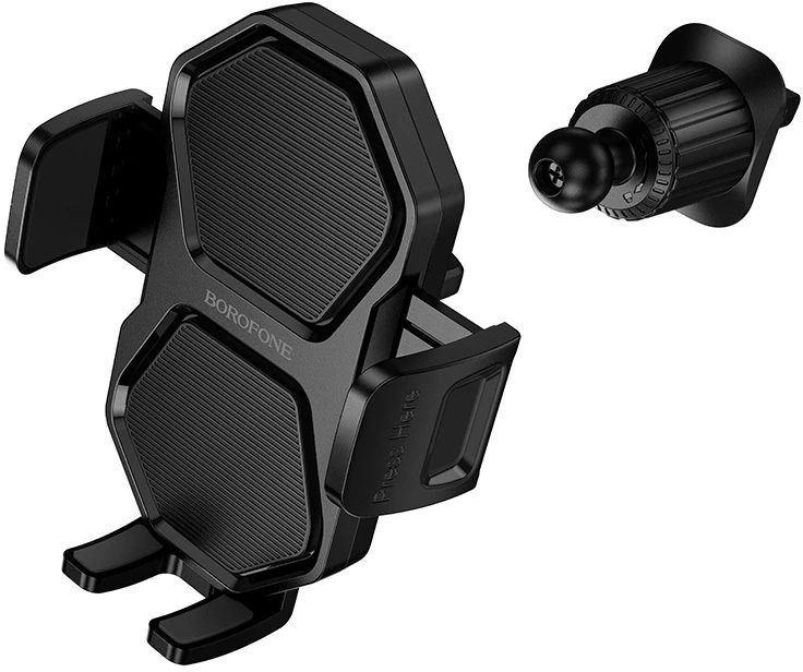 Borofone automobilinis laikiklis BH145 Lake į ventiliacijos groteles, juodas