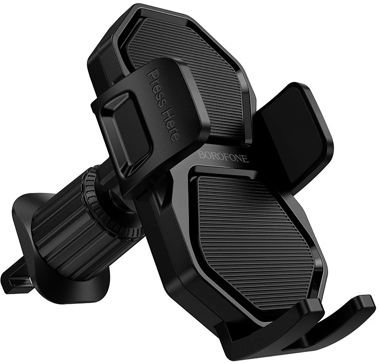 Borofone automobilinis laikiklis BH145 Lake į ventiliacijos groteles, juodas