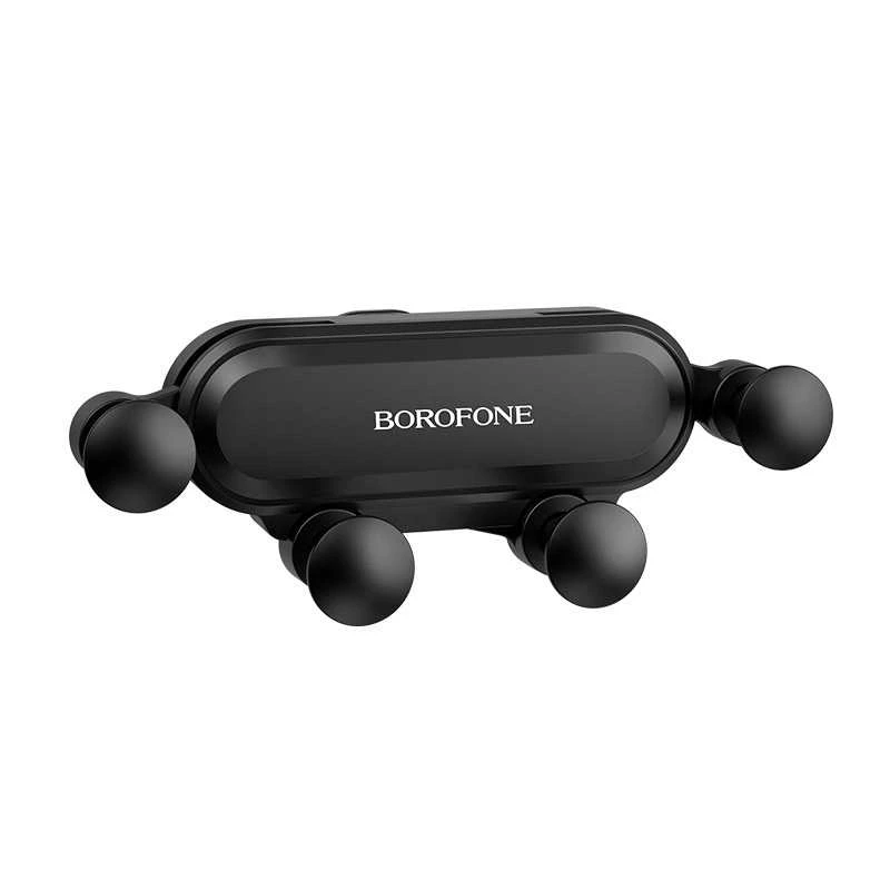 Automobilinis telefono laikiklis Borofone BH19 tvirtinamas ant ventiliacijos grotelių, juodas