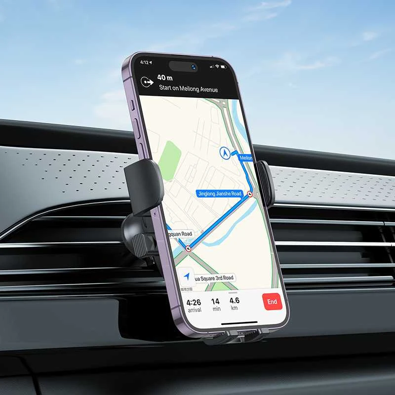 Borofone automobilinis laikiklis BH92 Grand to air vent juodos spalvos