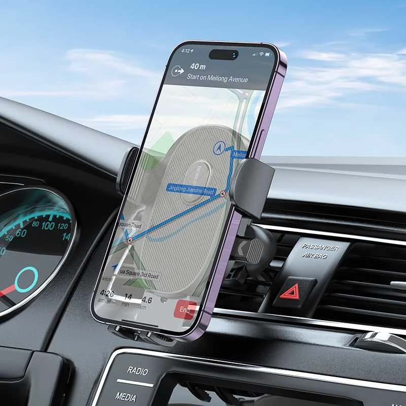 Borofone automobilinis laikiklis BH92 Grand to air vent juodos spalvos