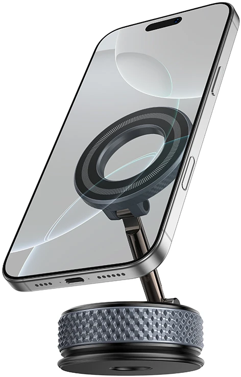 Borofone automobilinis telefono laikiklis BH144 Custodio magnetinis juodos spalvos