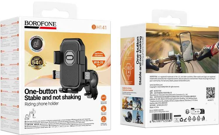 Borofone Bicycle/Motorcycle holder BH141 Camino juodas