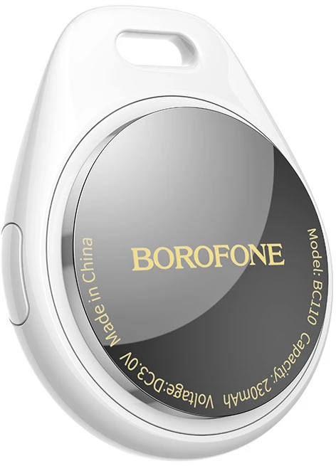 Borofone daiktų ieškiklis tracker BC110 Find dual (Dual Apple & Android) baltos spalvos