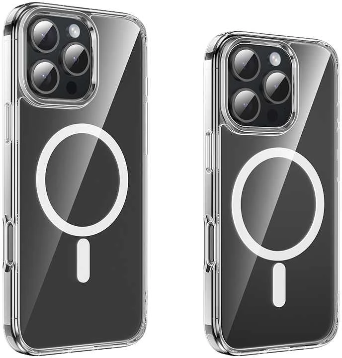 Borofone dėklas BI5 Ice Shield Magnetic Apple iPhone 16 Pro Max skaidrus