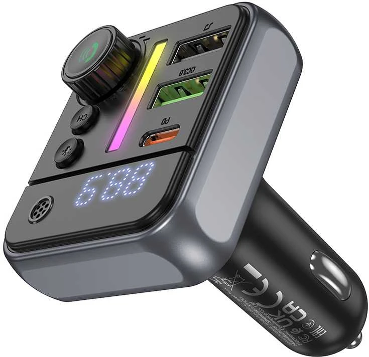 FM bangų moduliatorius Borofone BC50 PD20W+QC3.0