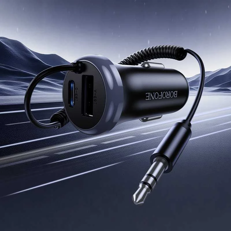 Borofone garso imtuvas Bluetooth AUX BC64 Contento juodos spalvos