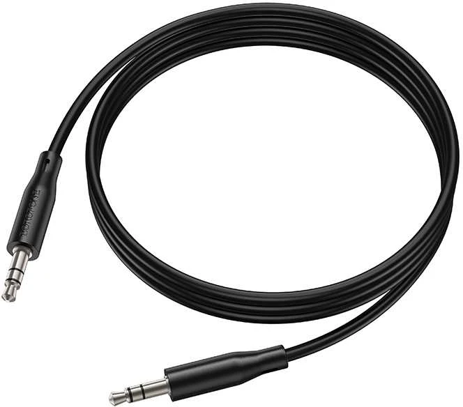 Borofone Kabelis AUX BL26 Standard – jack 3,5mm na jack 3,5mm – 1 metr juodos spalvos