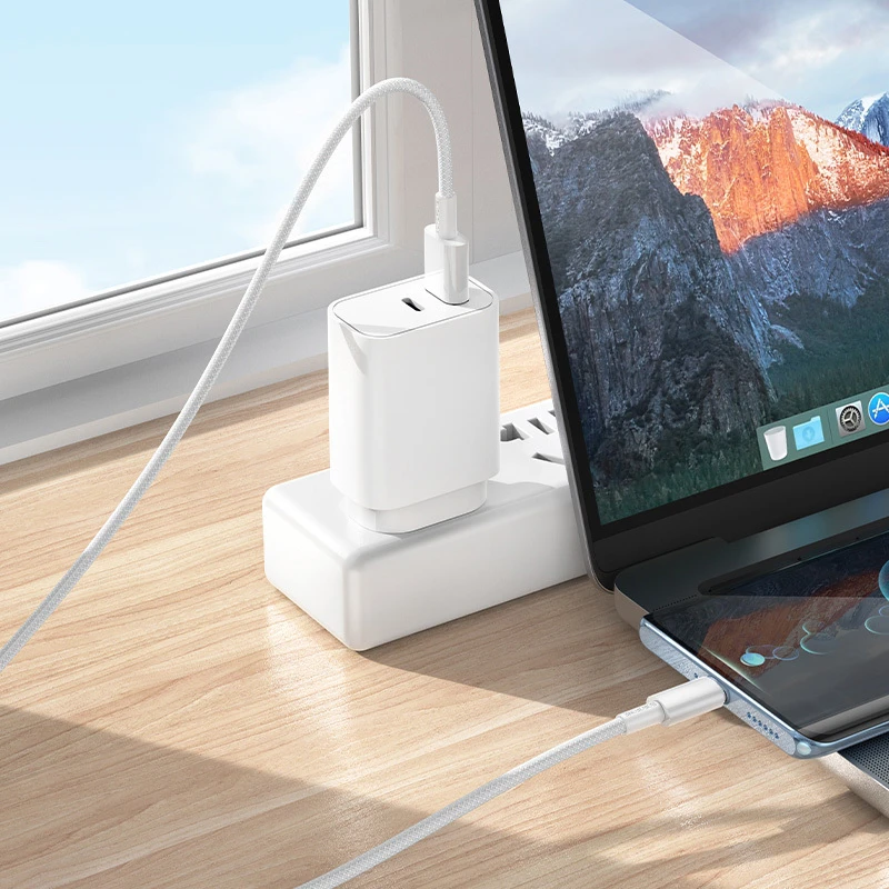 USB kabelis Borofone BX117 USB-A į USB-C 1,0 m baltas