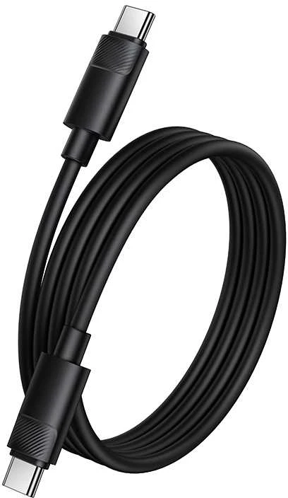 Borofone kabelis BX123 Leya – Type C to Type C – PD 60W 3A 1 m juodas