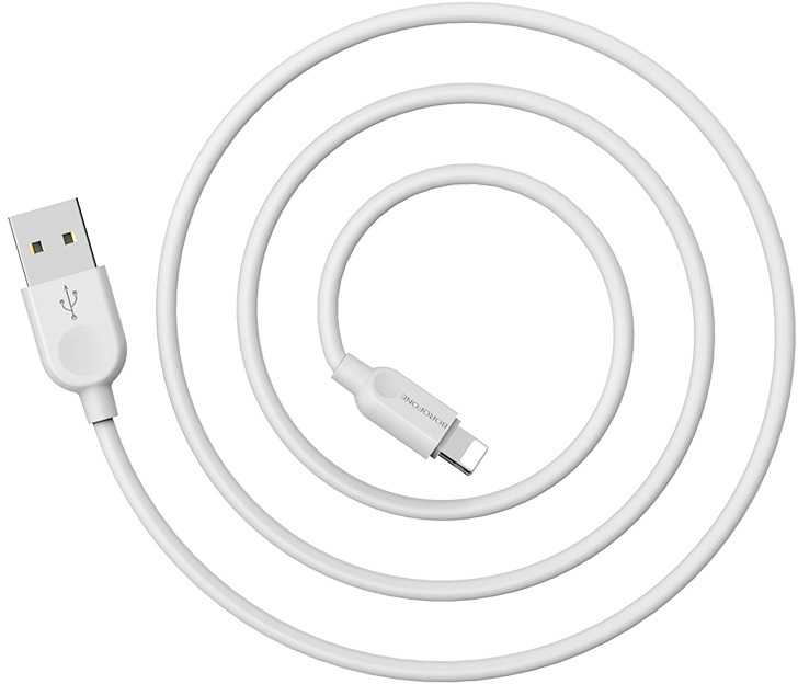 Borofone Kabelis BX14 LinkJet - USB į Lightning - 2,4A 2 m baltos spalvos