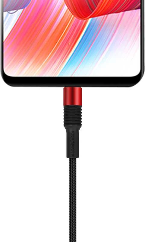 Borofone BX21 Outstanding laidas – USB į Micro USB – 2,4A, 1 metras, aukso spalvos