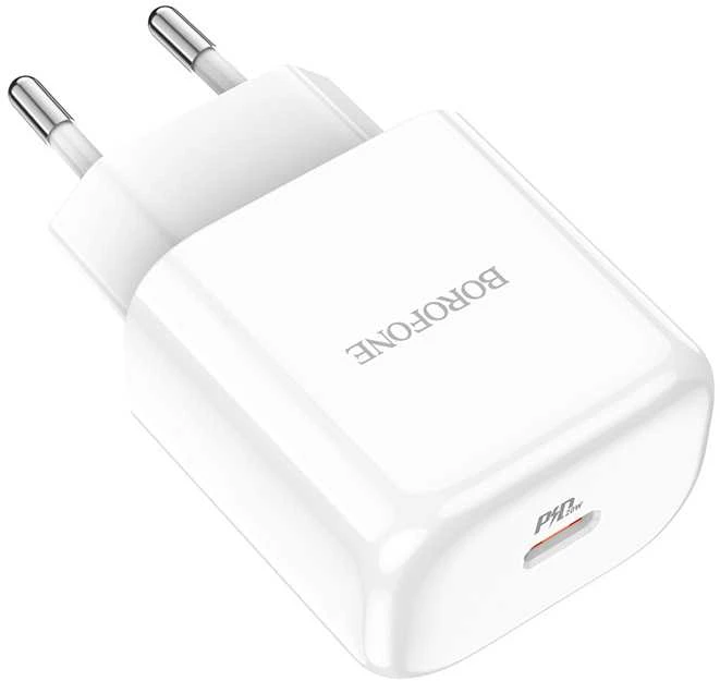 Įkroviklis Borofone BN3 20W USB-C baltas