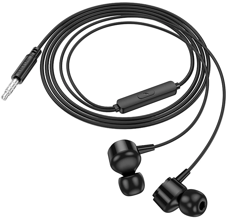 Borofone BM94 Sonar ausinės su mikrofonu, juodos