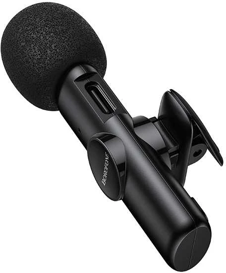 Borofone prisegamas belaidis mikrofonas BFK16 Winner Lightning juodas