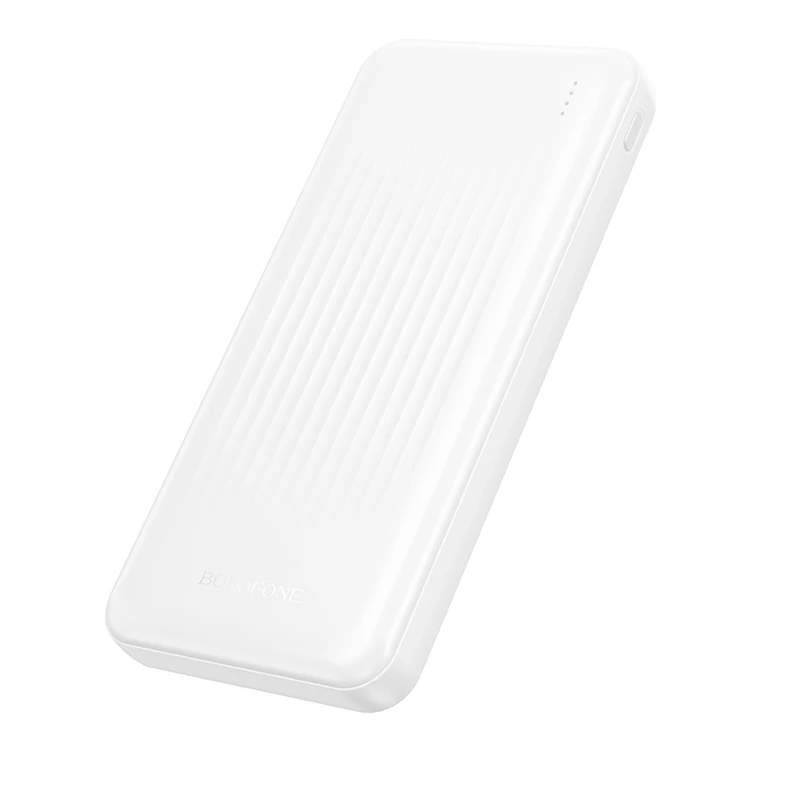Borofone Power Bank 10000mAh BJ78 Clever – 2xUSB – baltos spalvos