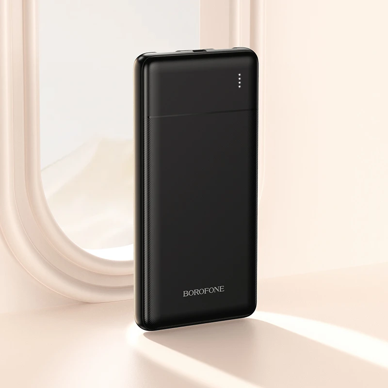 Borofone Power Bank 10000mAh BJ88 Clever – 2xUSB – juodos spalvos