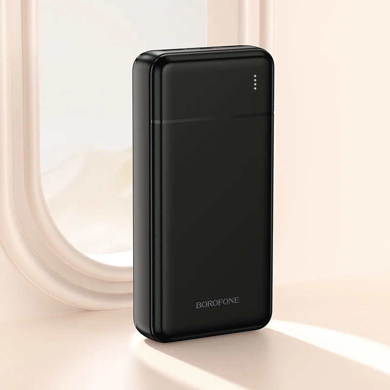 Borofone Power Bank 20000mAh BJ88A Clever – 2xUSB – juodos spalvos