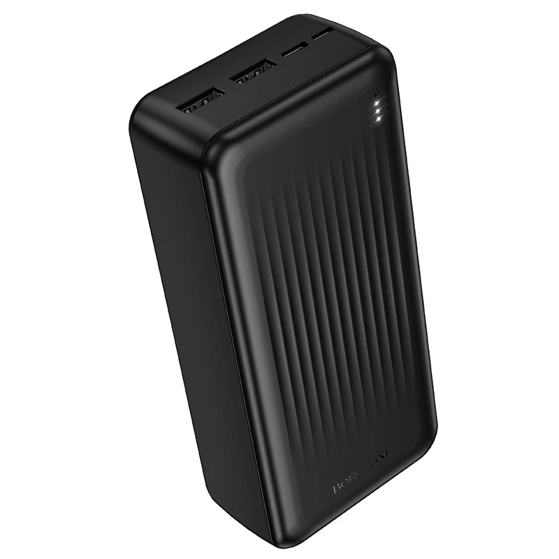 Borofone Power Bank 30000mAh BJ78B Clever – 2xUSB – juodos spalvos