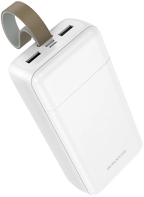 Borofone Power Bank 30000mAh BJ88B Clever – 2xUSB – baltos spalvos