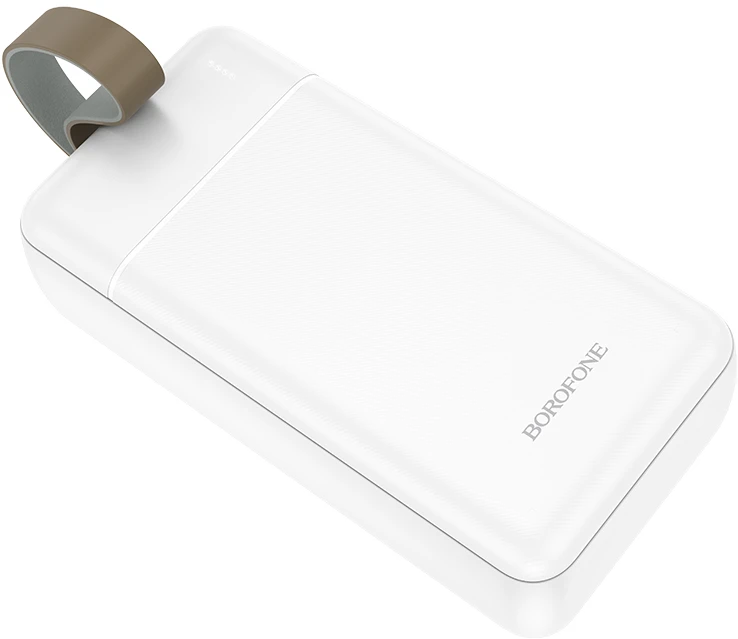 Borofone Power Bank 30000mAh BJ88B Clever – 2xUSB – baltos spalvos