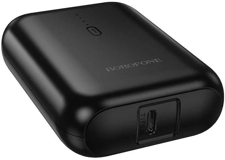 Oem Borofone Power Bank 5000mAh BJ81 Stability – USB – juodos spalvos