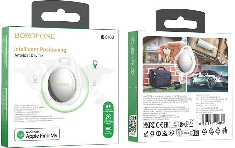 Borofone Tracker BC100 Ingenioso baltos spalvos