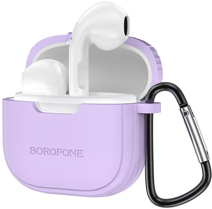 Borofone ausinės Bluetooth TWS BW29 Charm violetinės spalvos