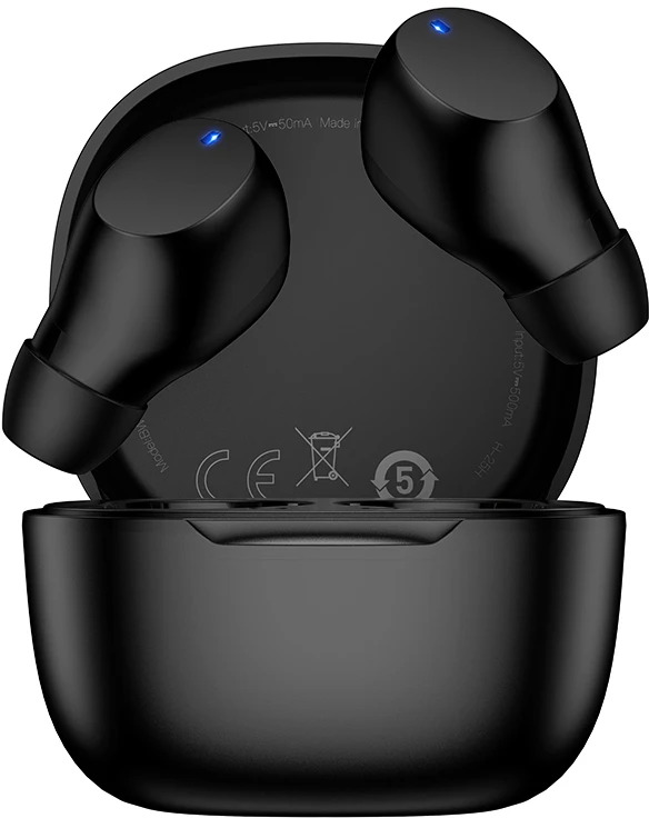 Borofone TWS Bluetooth ausinės BW97 Clear juodos spalvos