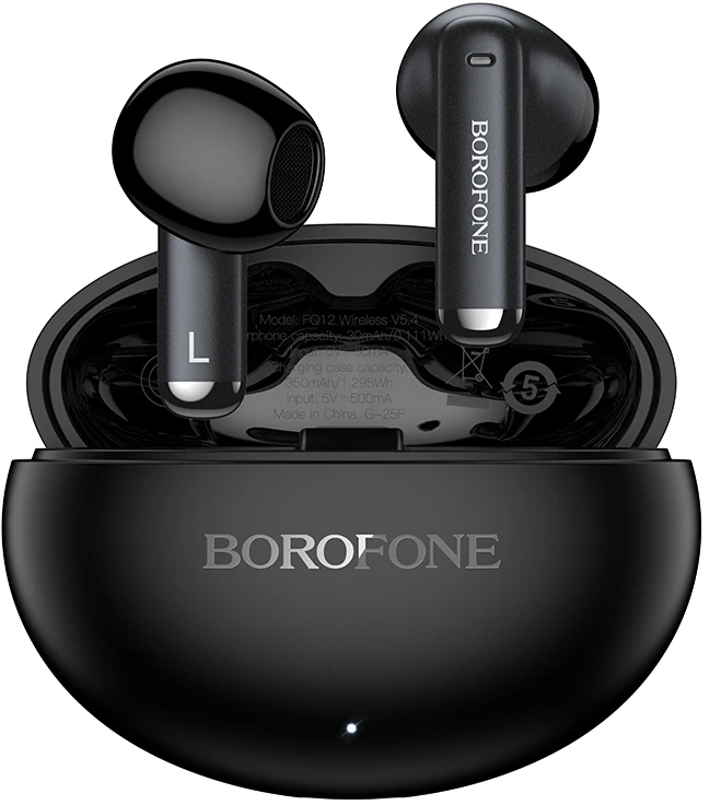 Oem Borofone TWS Bluetooth ausinės FQ12 Nice juodos spalvos