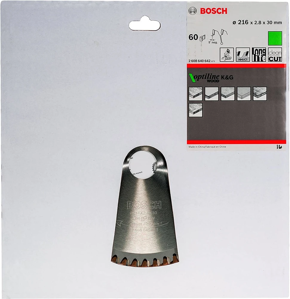 Bosch Disk.pjūkl.diskas 216x30 Optiline Wood