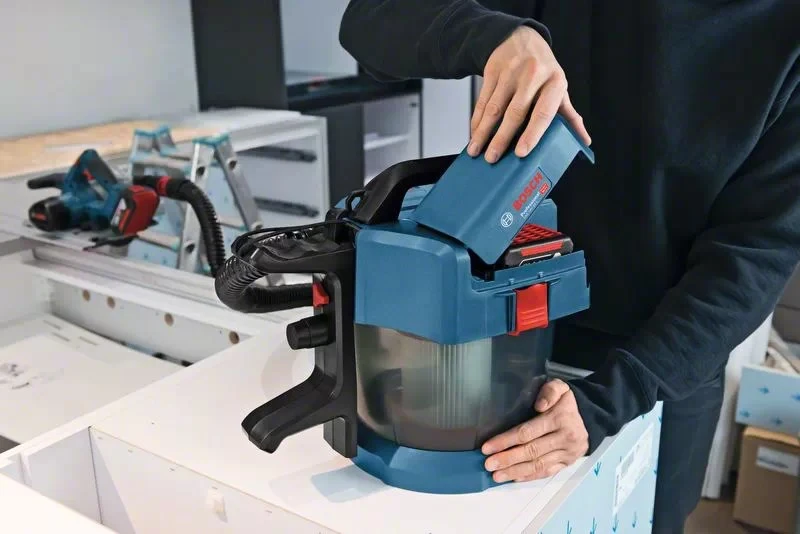 Dulkių siurblys Bosch GAS 18V-10 L Premium, be akumuliatoriaus ir kroviklio