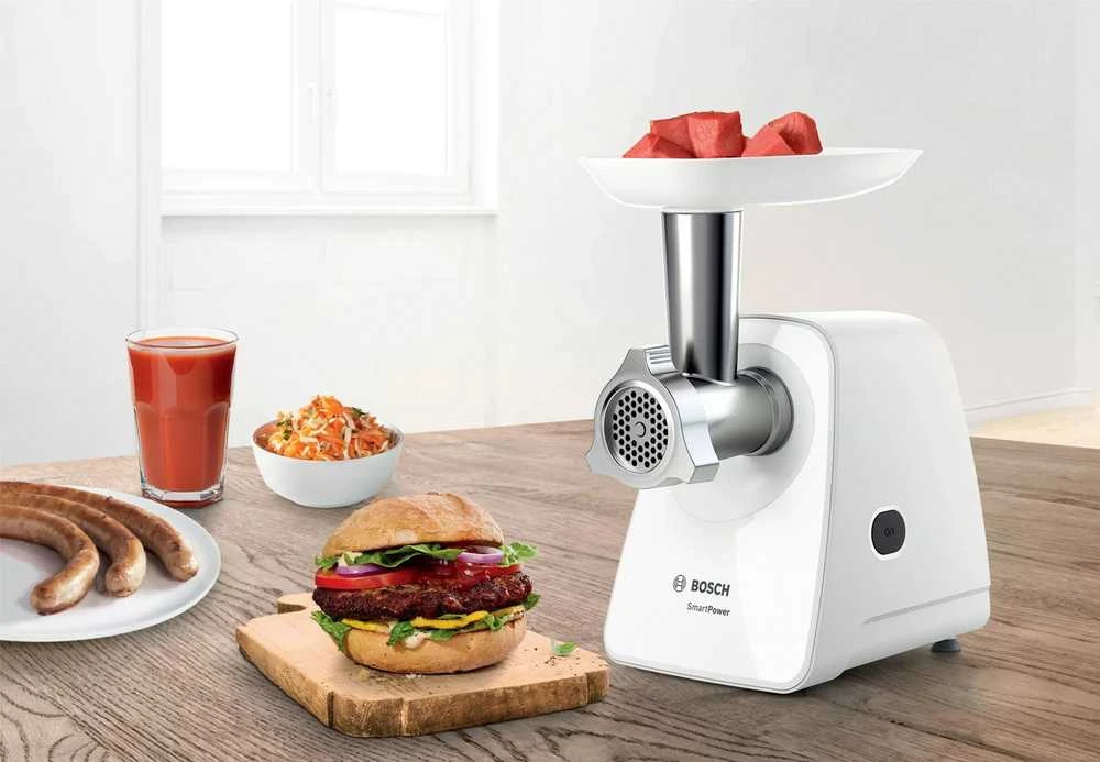 Mėsmalė - Bosch MFW2520W 1500 W Nerūdijančio Plieno, Baltas