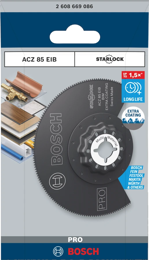 Bosch ACZ 85 EIB,Multi Mat. 85 mm, 1 vnt. STARLOCK