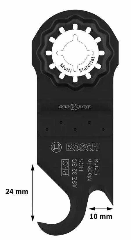 BOSCH MT DAUGIAFUNKCIS PJŪKLELIS PRO ASZ 32 SC 24 x 11 mm