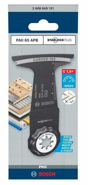 BOSCH MT DAUGIAFUNKCIS PJŪKLELIS PRO PAII 65 APB 65 x 55 mm