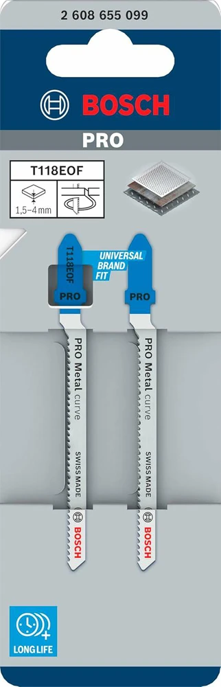 Bosch PRO siaurapj. pjūkleliai T118EOF 2 vnt.