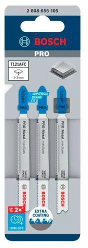 BOSCH PJŪKLELIS T PRO METAL MEDIUM T121AFC 92 mm / 3 vnt.