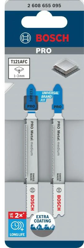 BOSCH PJŪKLELIS T PRO METAL MEDIUM T121AFC 92 mm /2 vnt.