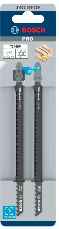 Bosch PRO siaurapj. pjūkleliai T344DP 2 vnt.